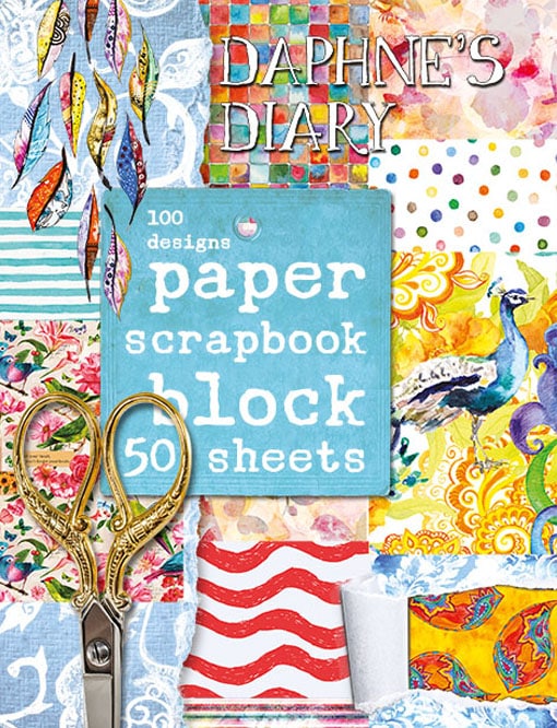 Daphne's Diary Paper scrapbook block