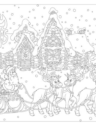 Daphne's Diary Coloring page Christmas 2020