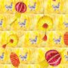 Daphne's Diary Gift-wrapping paper 'Chickens/Lanterns' 10 sheets