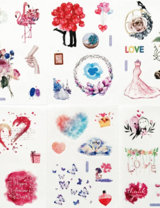 Daphne's Diary Stickers 'Romantic'.