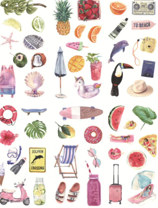 Daphne's Diary Stickers 'Summer'