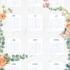 Daphne`s Diary Calendrier d’anniversaire ‘Fleurs’