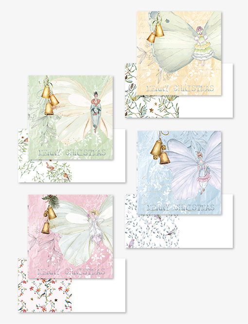 Daphne's Diary Postcards 'Christmas angels'