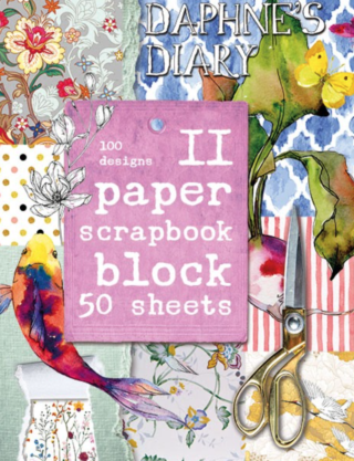 Daphne's Diary Paper scrapbook block 2 NEW