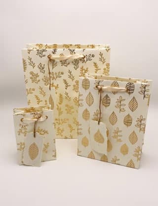 Daphne's Diary Gift bags 'Gold & White'