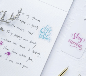 Daphne's Diary stickers 'Love you always'