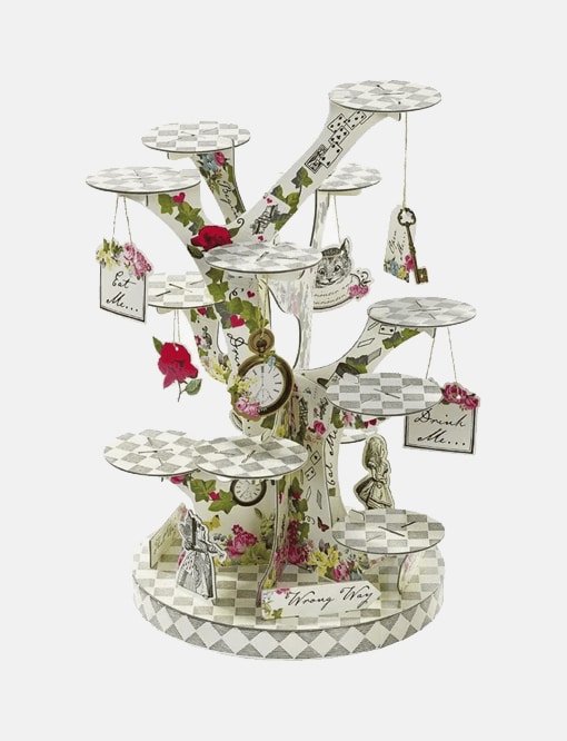 Daphne's Diary Alice in Wonderland cake stand