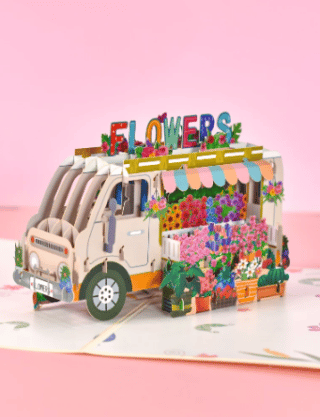 Daphne's Diary 3D Pop up kaart 'Flowers'