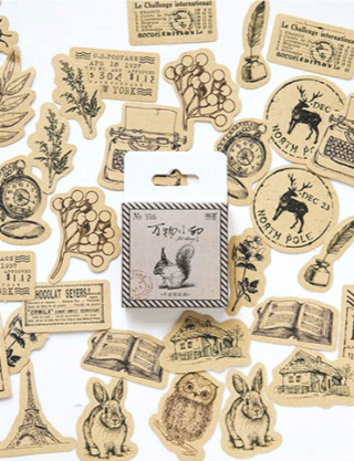 Daphne's Diary stickers 'Vintage animals'