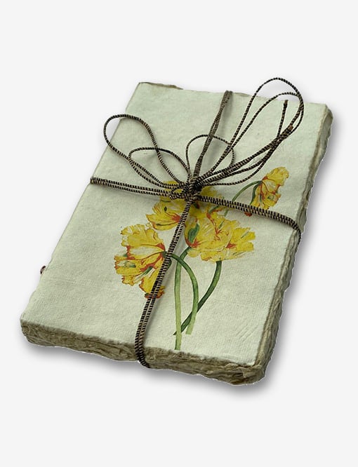 Daphne's Diary Notebook ‘Yellow flowers’ A5