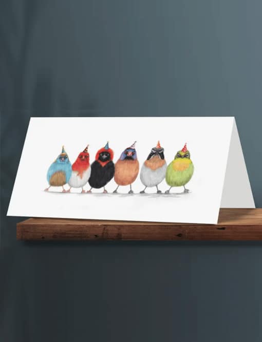 Daphne's Diary Card ‘Cute birds’