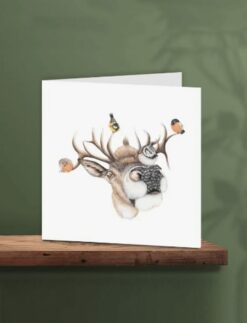 Daphne's Diary Deer greeting card-animal birthday cards