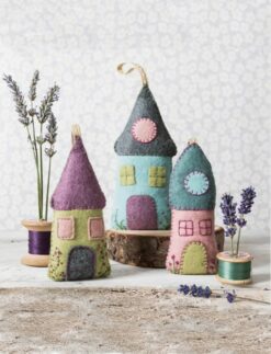 Daphne's Diary Lavender Houses Felt craft set