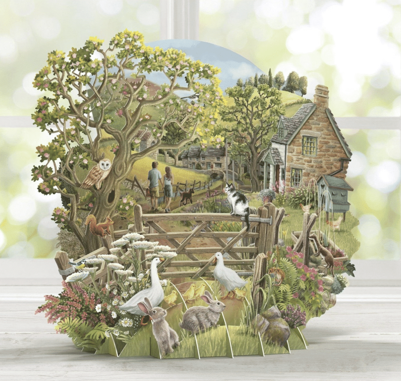 Carte Pop Up Fleur, Carte Pop Up 3d Anniire, 3D Carte De Valentin