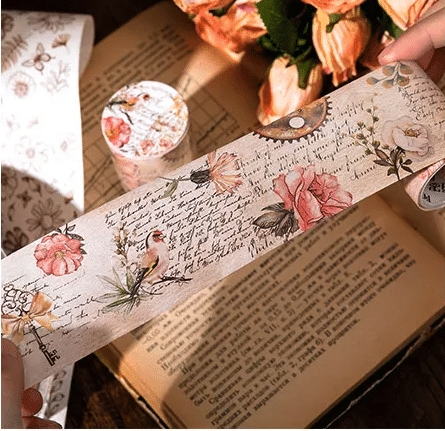 washi tape 'flowers and branches' - Daphne's Diary