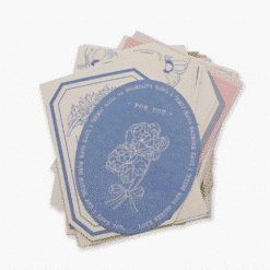Alternative view of Etiketten 'Klassische Blumen' Klein