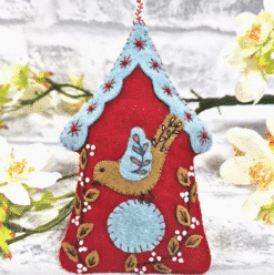 Wolmix vilt knutselset 'Vogelhuisje'