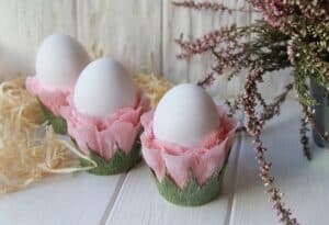 DIY schattige eierdopjes