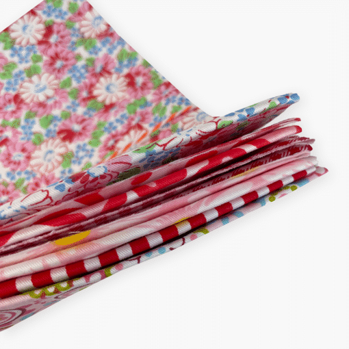 Lot de 6 pièces de tissu'Pink' – Image 2