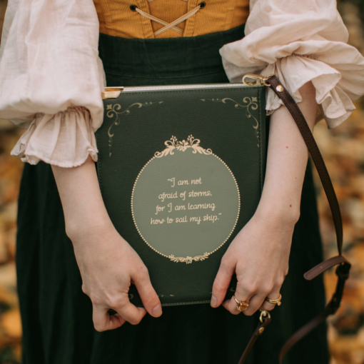 Handtas groot 'Little Women Green Book' - Afbeelding 2