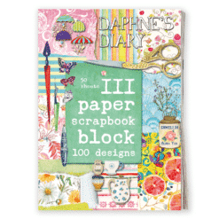Daphne's Diary Paper scrapbook block 3