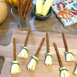 Witch brooms snacks