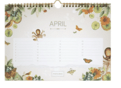 Alternative view of Birthday calendar 'Purple'