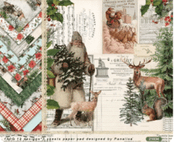 Papier pour scrapbooking 'Noël'