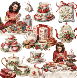 Autocollants 'Christmas Afternoon'