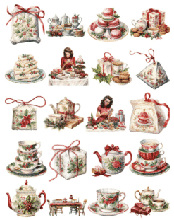 Alternative view of Autocollants 'Christmas Afternoon'