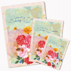 Ensemble de carnets Daphne's Diary 'Printemps & Été' – Lot de 3