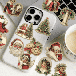 Alternative view of Stickers 'Vintage Christmas' klein