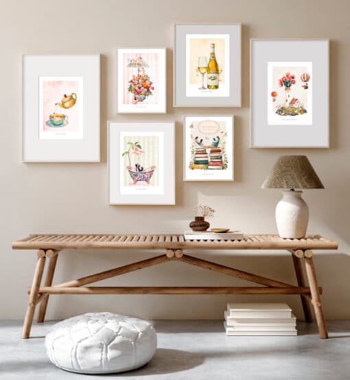 Daphne's Diary Art Print 'Blooming Lighthouse' - A4 - Image 3