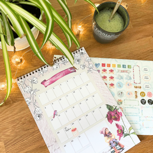 Calendrier Anniversaire Daphne’s Diary avec Feuille d’Autocollants – Image 2