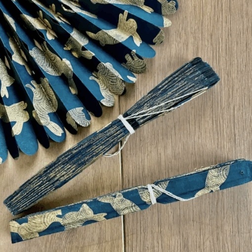 Rosette Ecopapier met Gouden Konijnen - Afbeelding 3