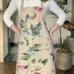 Women's Linen-Cotton Apron 'Floral'