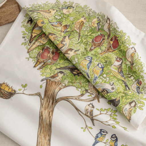 Tea Towel 'Dawn Chorus' - Image 3