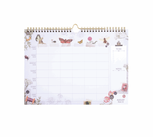 Calendrier familial 2025 Wonderland Caterbird Apricot – Image 3
