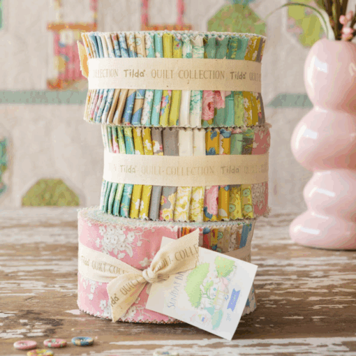 Tilda Sunday Brunch Fabric Roll 2,5 Inch Strips, 40pcs 2 Of Each - Image 2