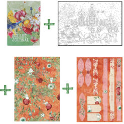 Free Journal of Diary + Christmas wrapping paper + Christmas gift tags + Christmas coloring page