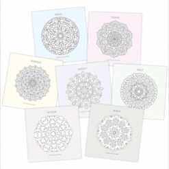 Alternative view of Kaartenset "Mandala" met potloden