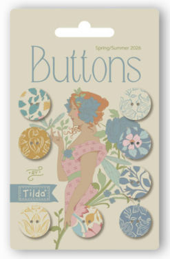 Tilda | Songbird – Buttons Blue / Yellow